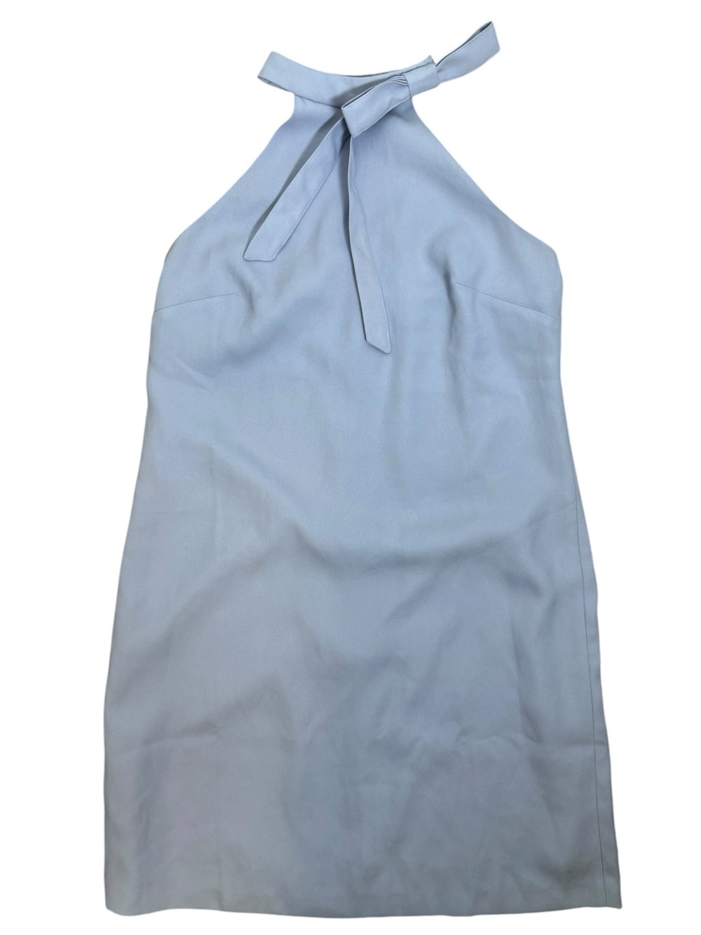Club Monaco Blue Bowee High Neck Halter Shift Mini Dress Size 2 / XS
